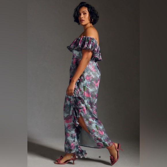 Hutch Off-the-Shoulder Ruffled Column Dress - Picture 10 of 10